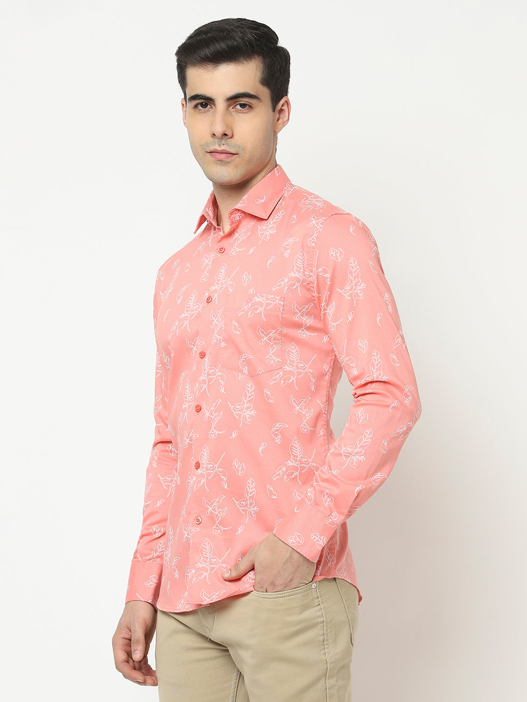  Pink Floral Shirt 