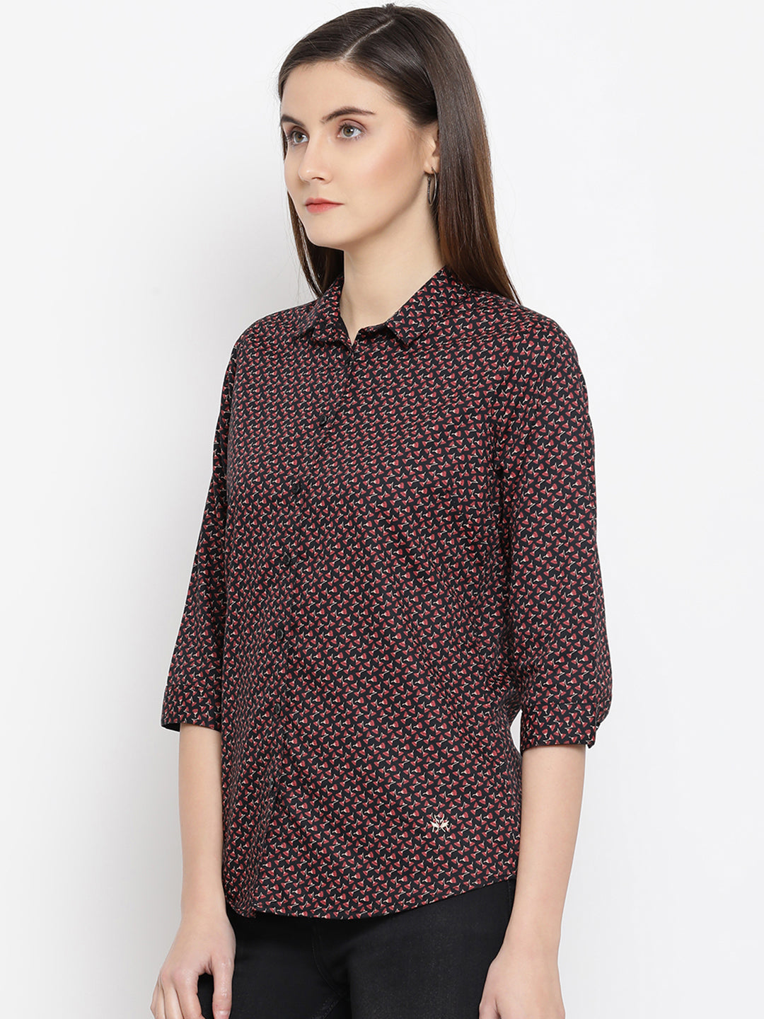 Printed Button up Shirt - Women Shirts