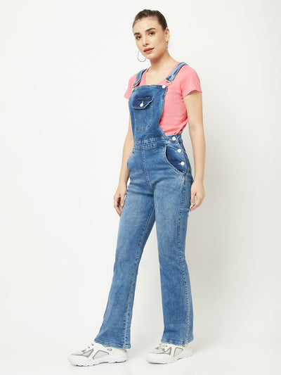  Denim Boot-Cut Dungaree 