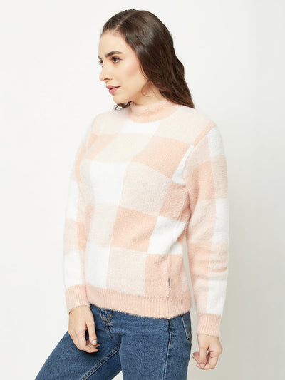  Multi-Colour Checkered Sweater