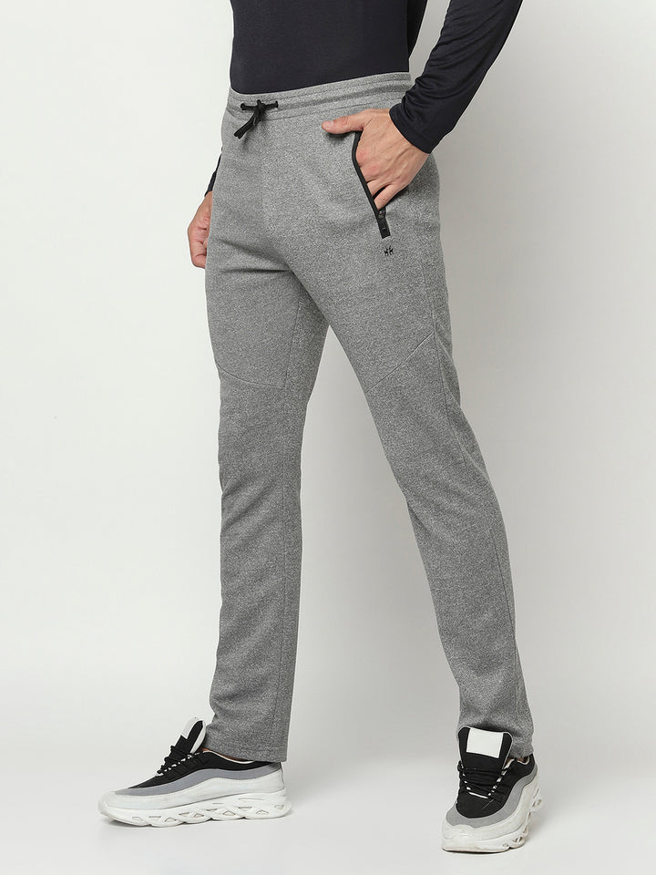 Grey Track Pants-Men Track Pants-Crimsoune Club