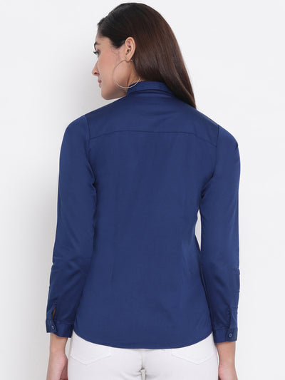 Navy Blue Shirt - Women Shirts