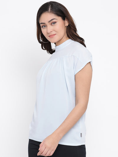 Blue Casual Top - Women Tops