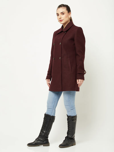  Maroon Over-Coat