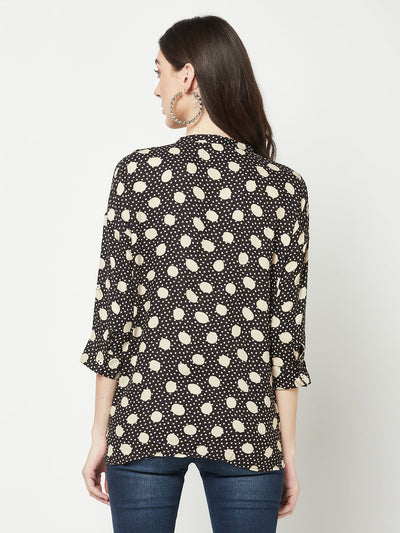  Black Polka Dots Shirt