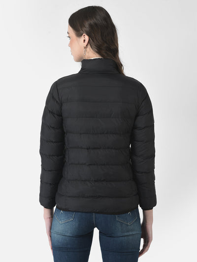  Black Quilted Jacket 