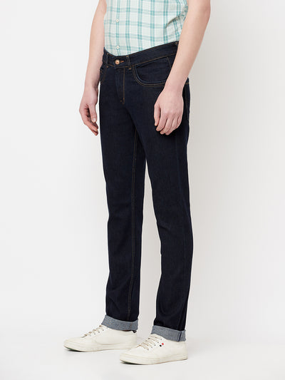 Navy Blue Jeans - Men Jeans