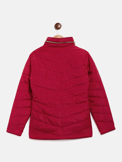 Red Puffer Jacket - Girls Jackets