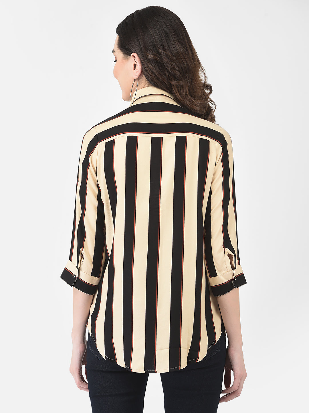 Buff Striped Shirt - Women Shirts