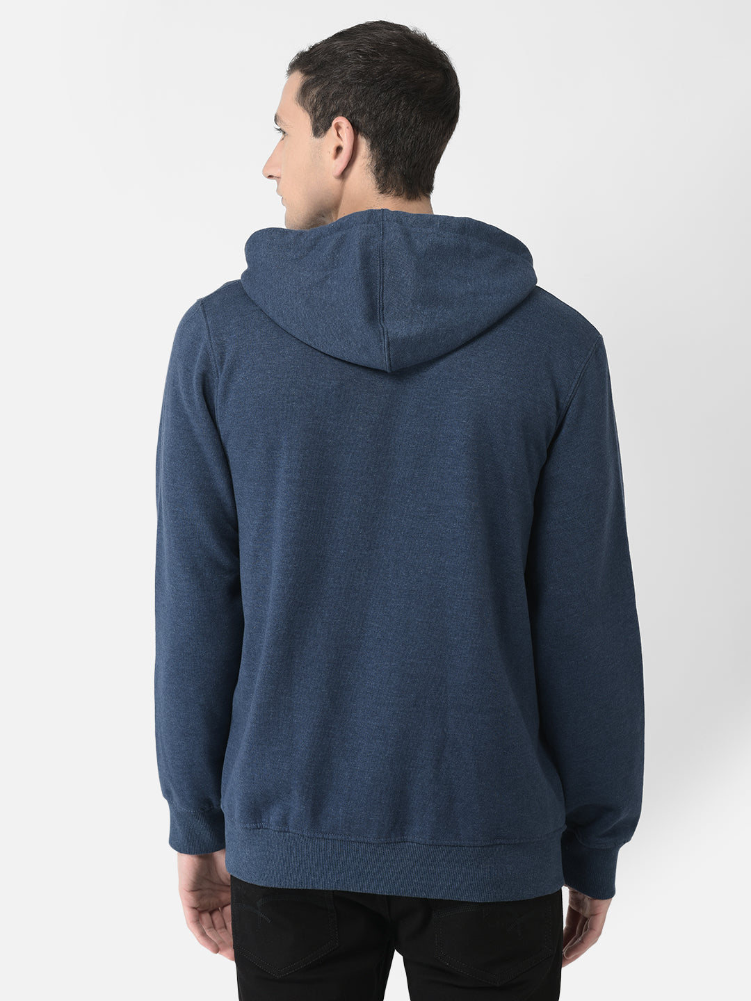  Navy Blue Zipped Sweatshirt 