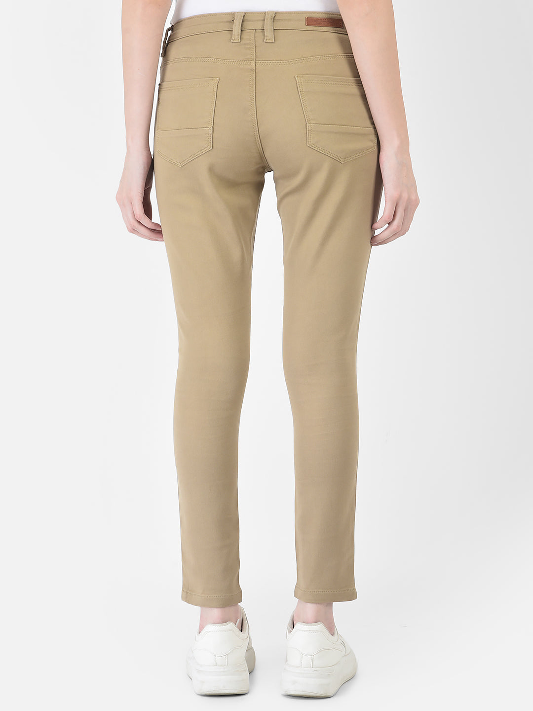 Skinny Khaki Jeans - Women Jeans