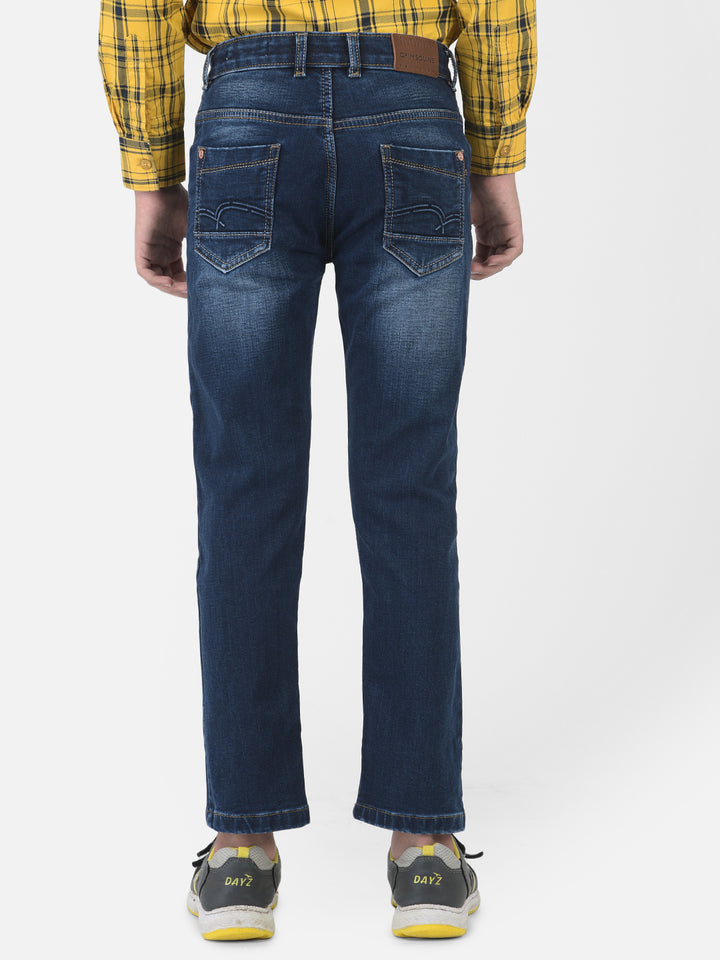 Light Fade Blue Jeans - Boys Jeans