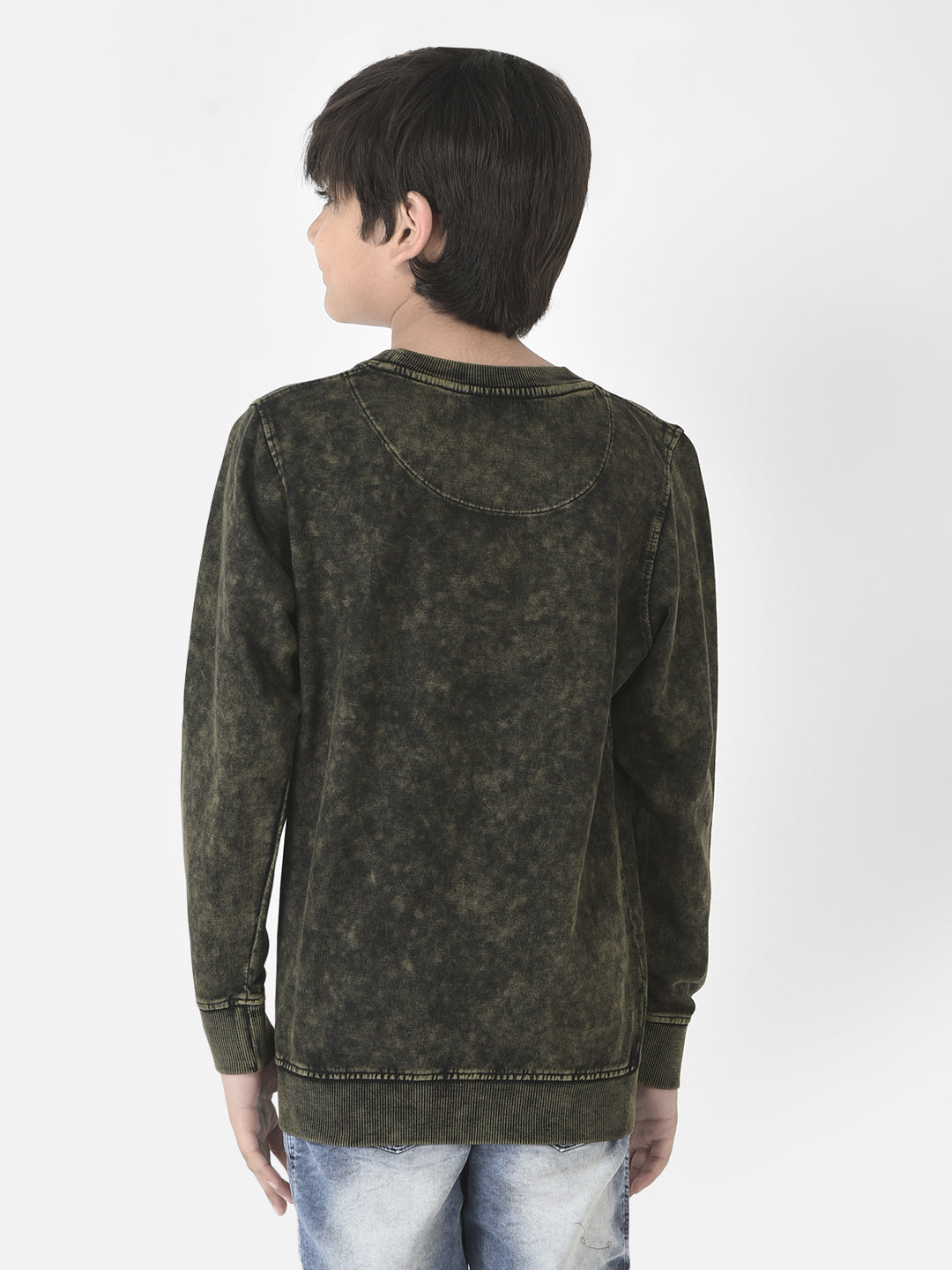  Green Tie-Dye Sweatshirt