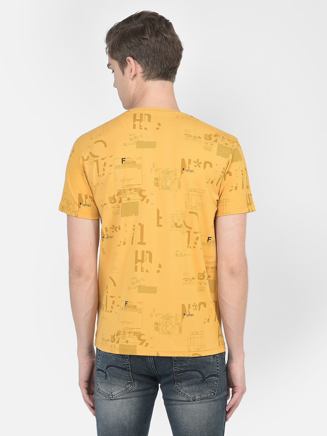  Mustard Graphics T-Shirt