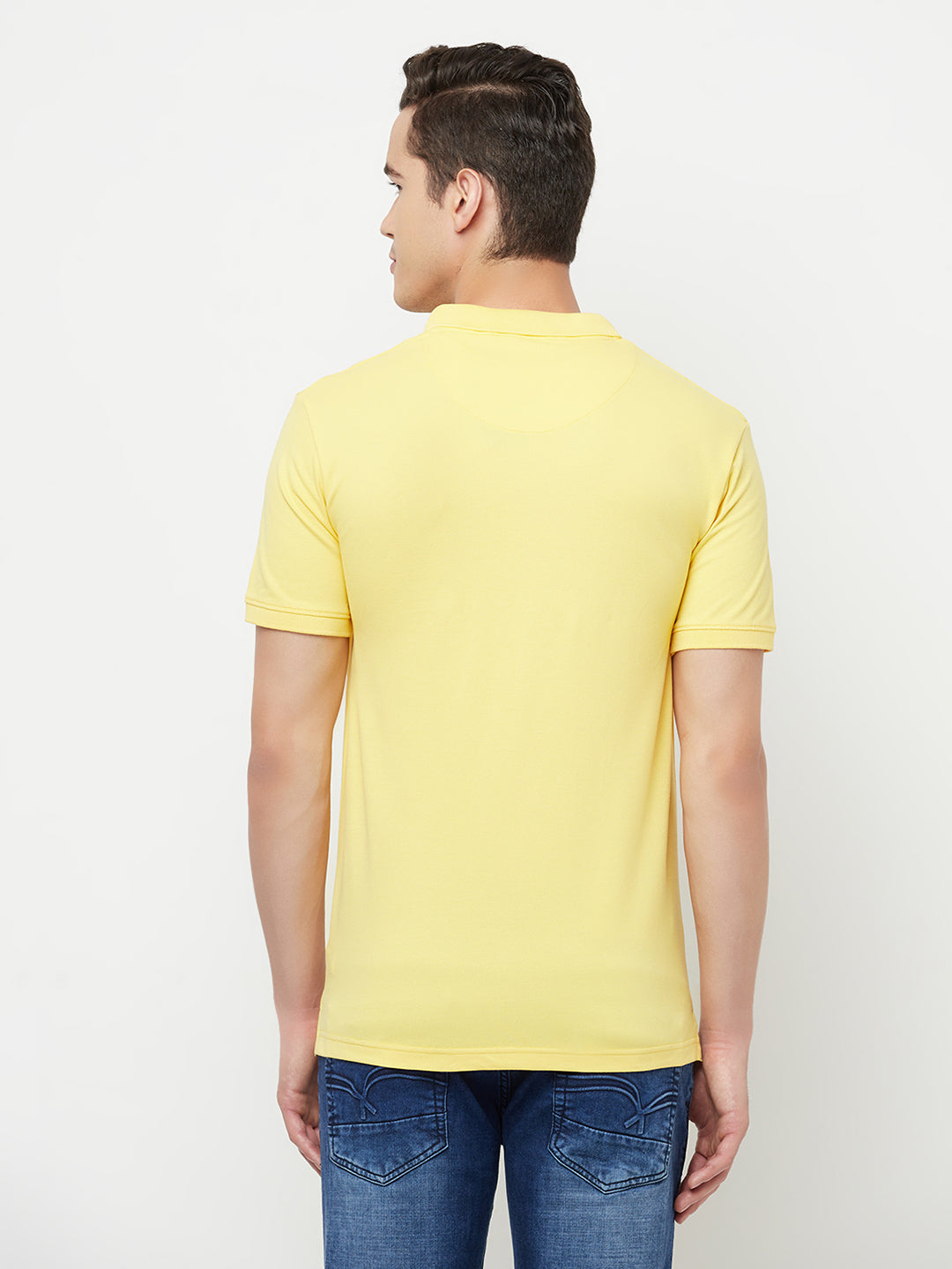 Yellow Polo T-Shirt - Men T-Shirts
