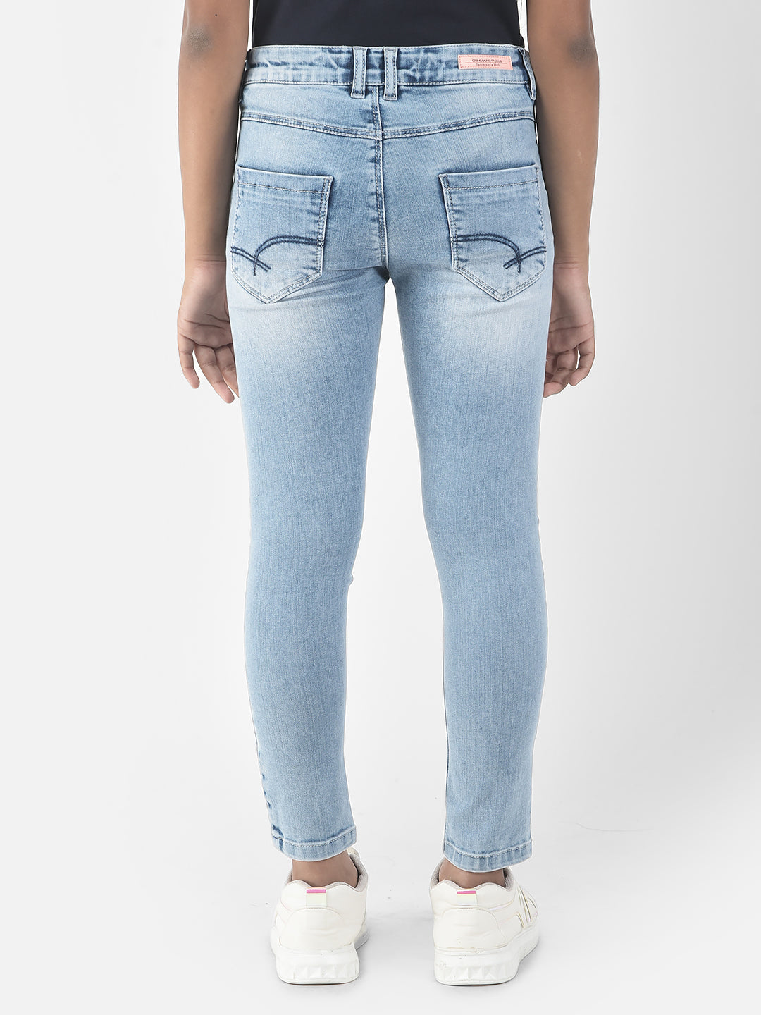  Blue High-Rise Jeans
