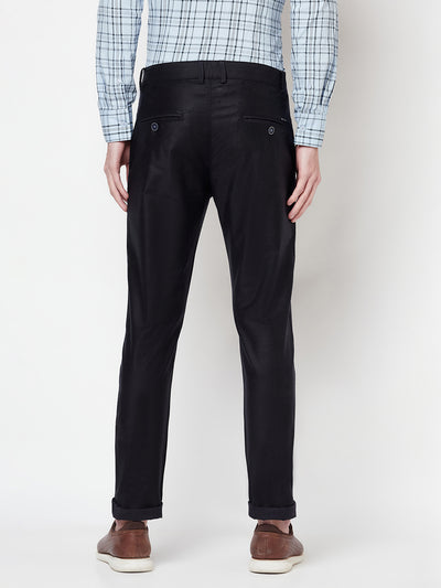 Navy Blue Trousers - Men Trousers