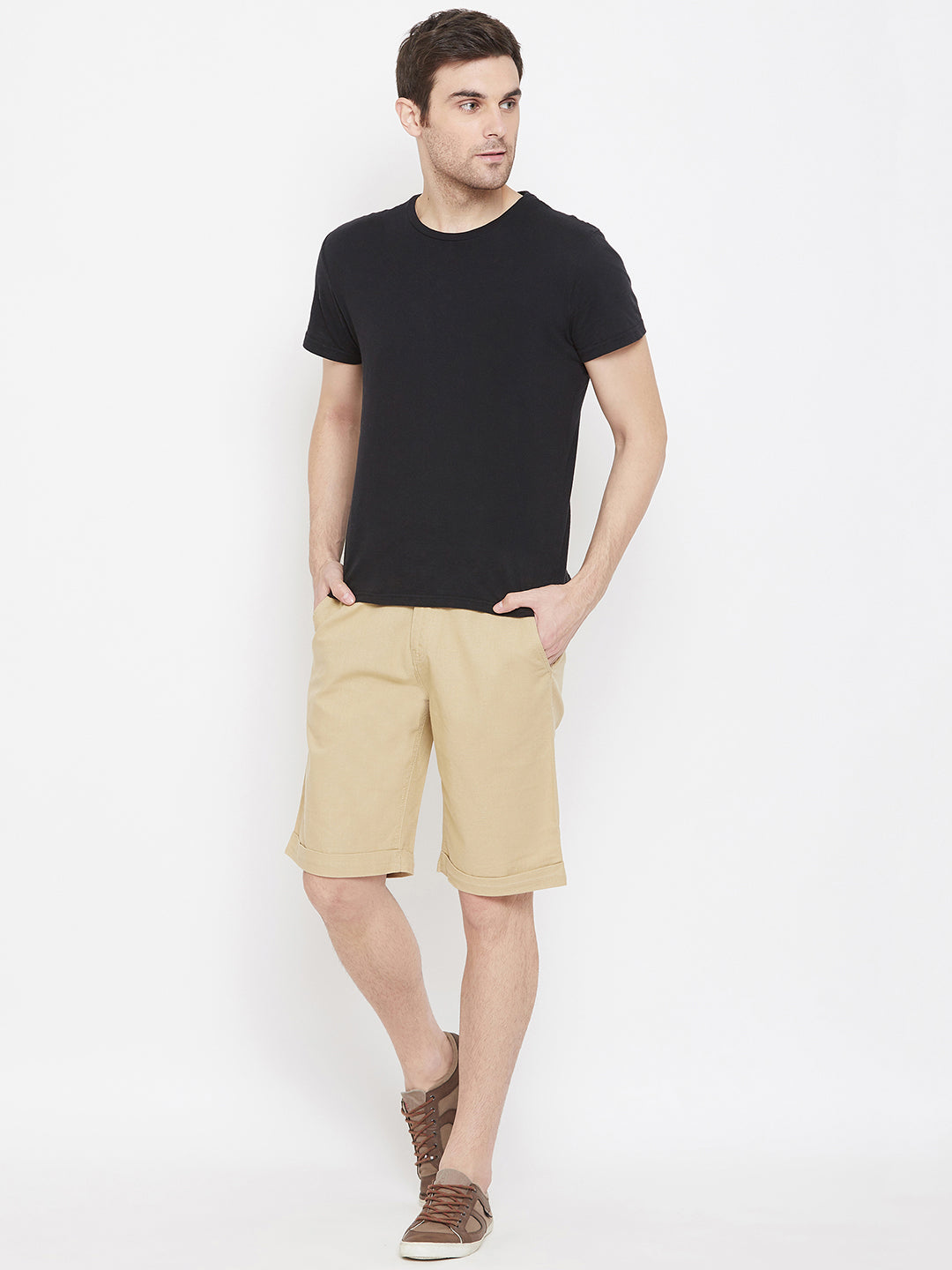 Khaki shorts - Men Shorts