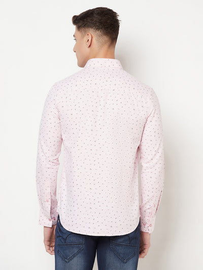 Pink Floral Shirt - Men Shirts