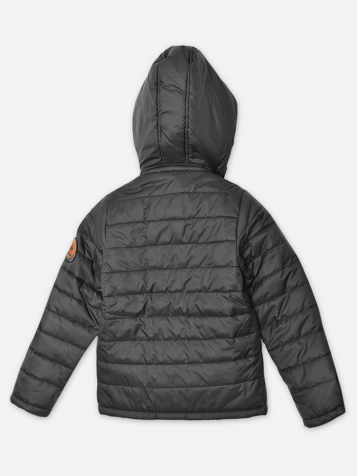 Multi Colourblocked Detachable Hood Jacket - Boys Jacket