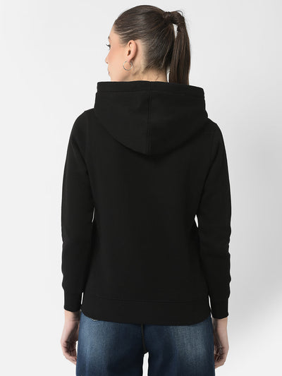  Black Typographic Sweatshirt