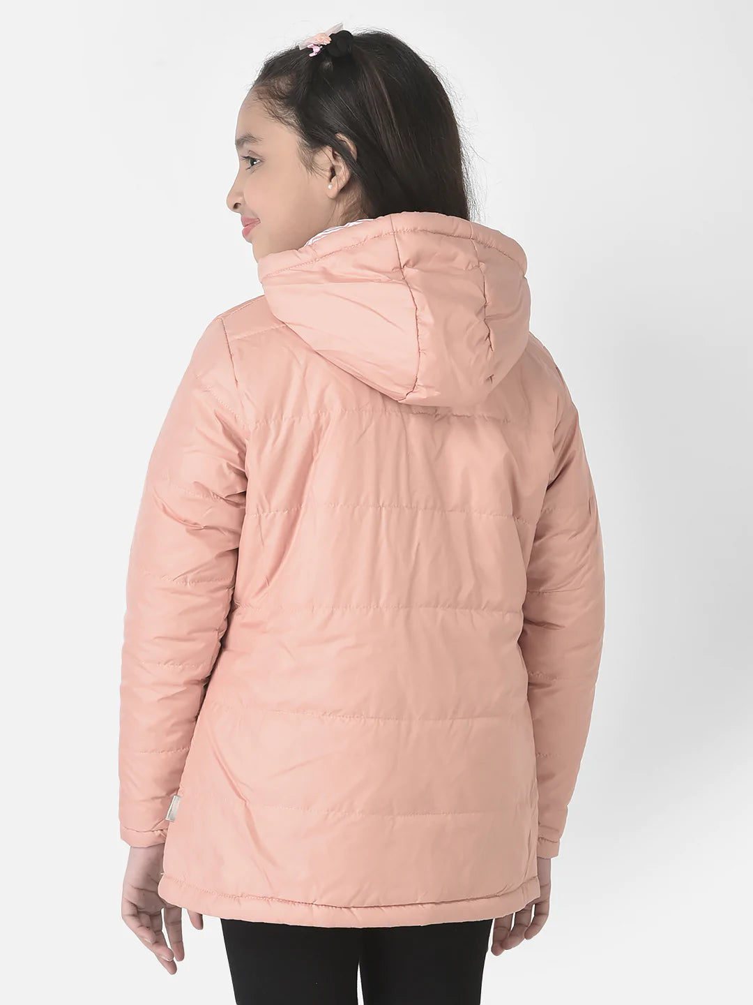  Peach A-Line Padded Jacket 