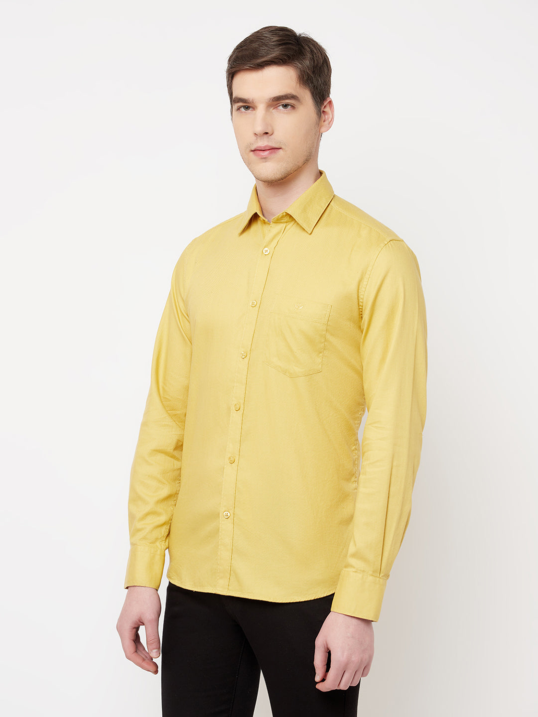 Yellow Casual Shirt - Men Shirts