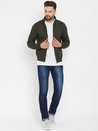 Olive Sweatshirt - Men Sweatshirts