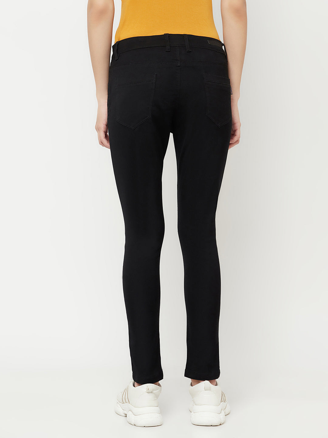 Black Ankle Length Jeans - Women Jeans