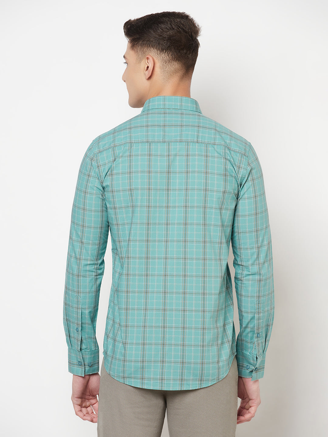 Green Shepherd Checked Shirt - Men Shirts