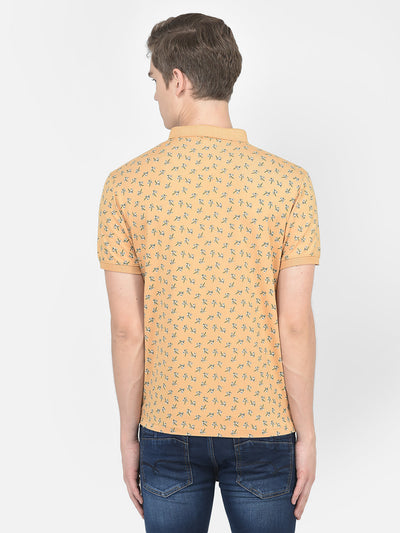  Mango Sorbet Floral Polo T-Shirt