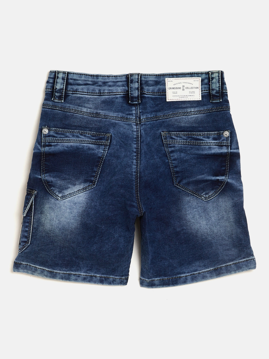 Denim Slim Fit Cotton Shorts - Boys Shorts