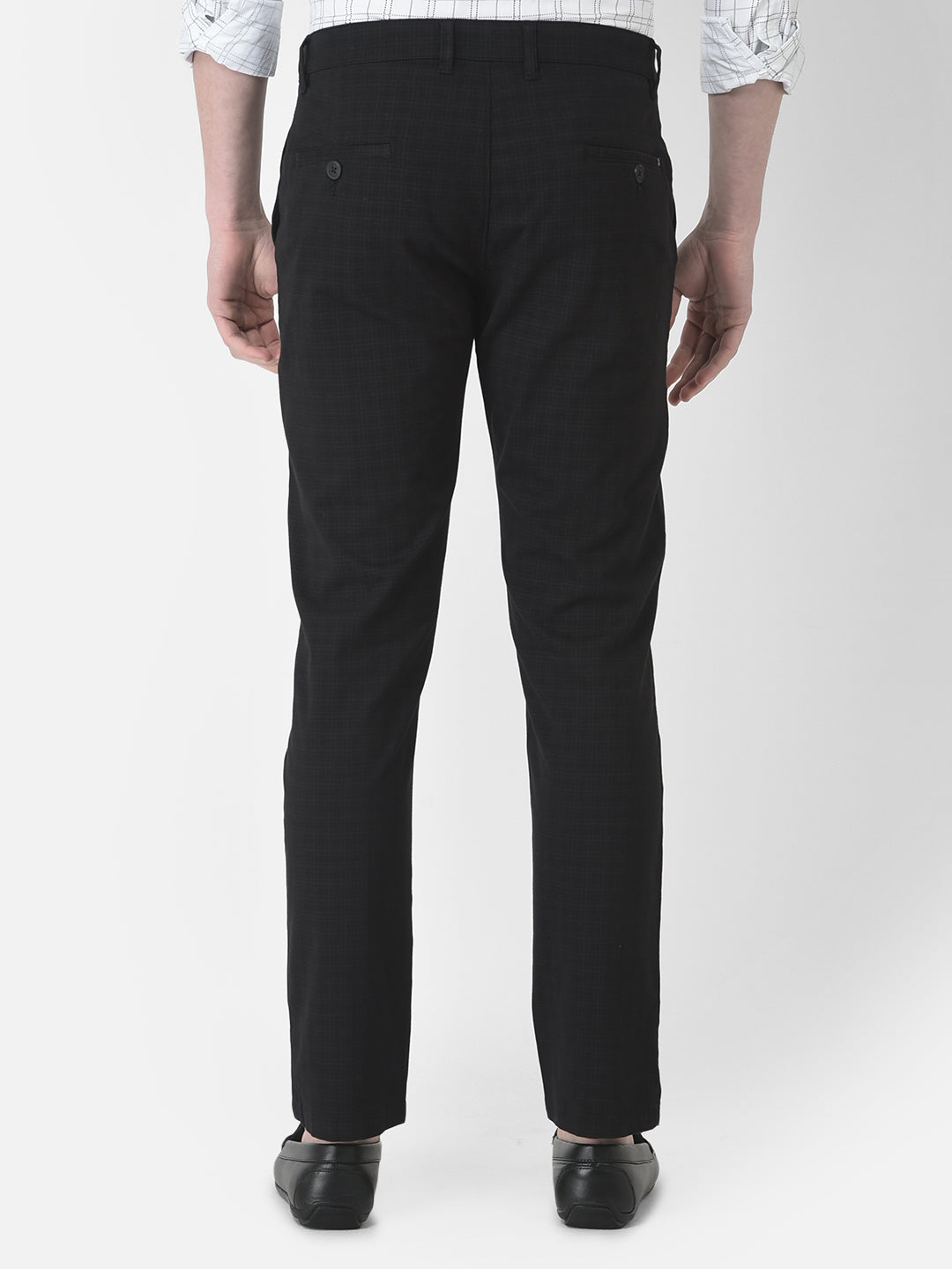  Black Checked Trousers