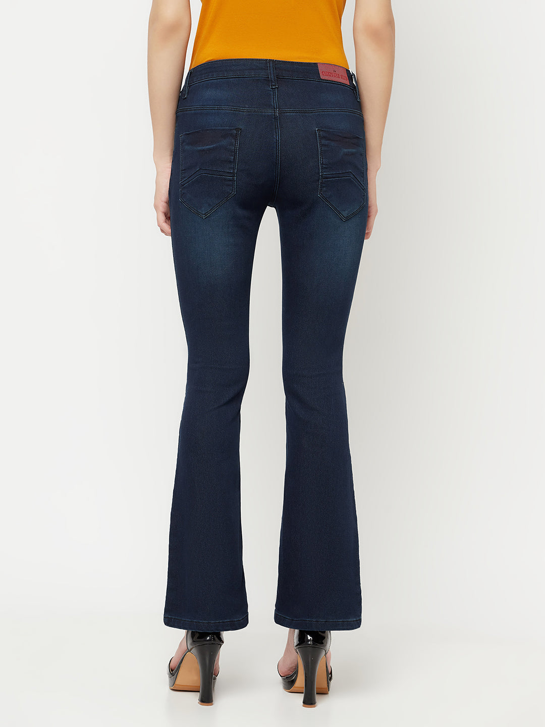 Blue Light Fade Bootcut Jeans - Women Jeans