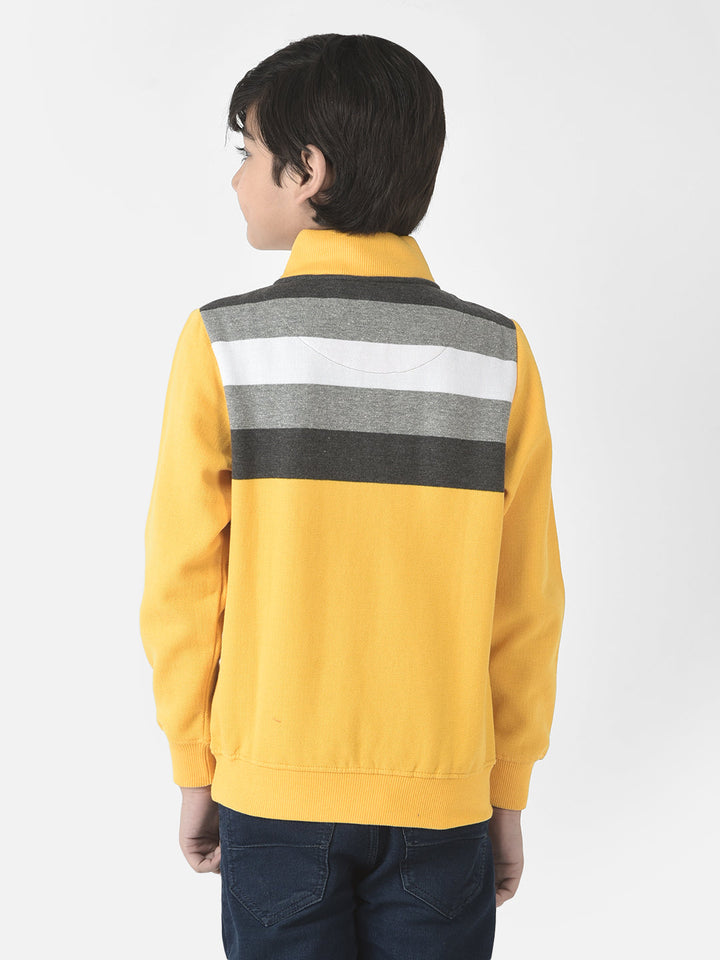  Yellow Half-Zip Sweatshirt
