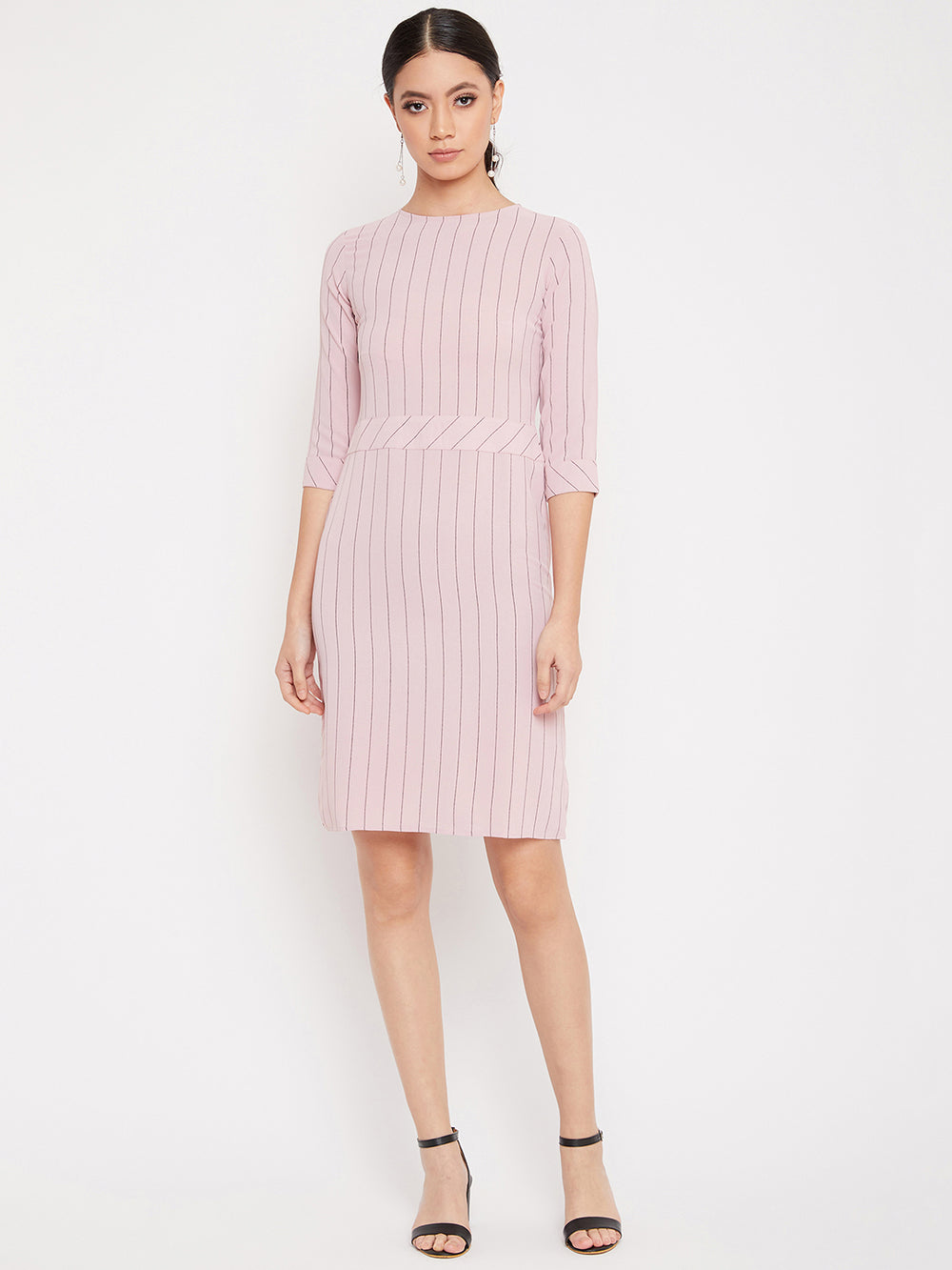 Pink Striped Dress - Women Dresses