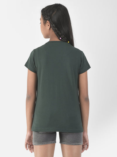  Green Sequenced-Pear T-Shirt