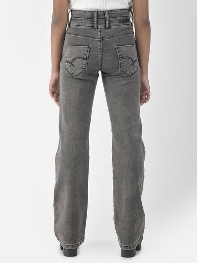  High-Rise Boot-Cut Jeans