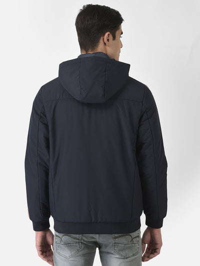  Navy Blue Jacket in Colour-Block 