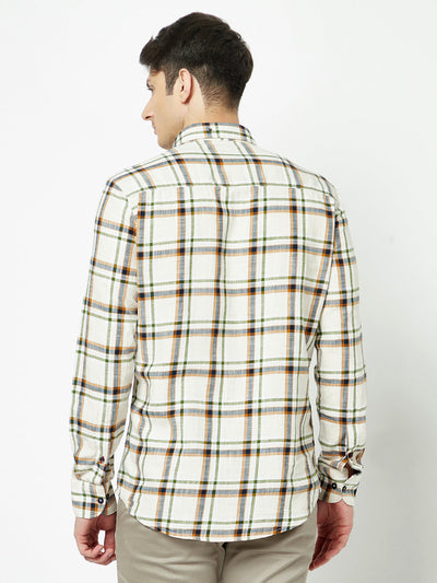  Cream Flannel Shirt