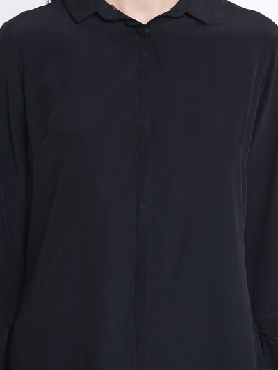 Black Full Sleeves Shirt - Women Shirts