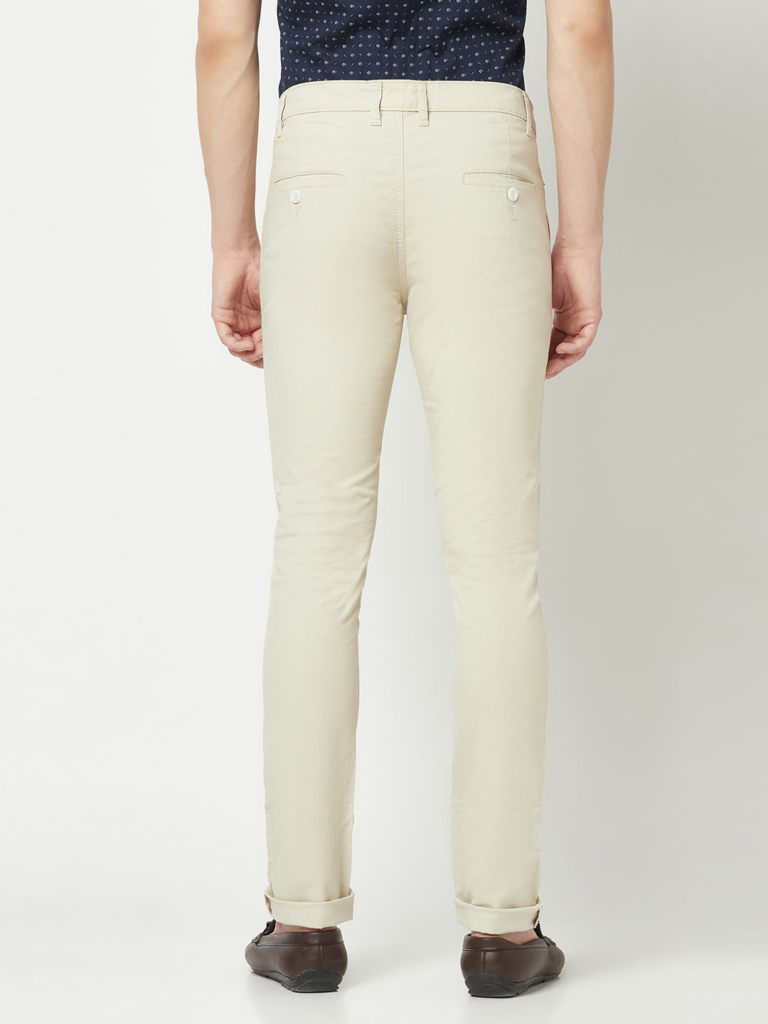  Cream Business Trousers