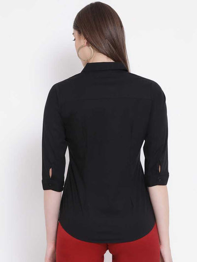 Black Casual Shirt - Women Shirts