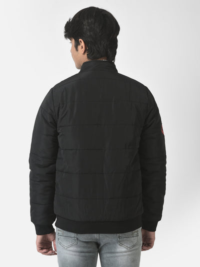  Black Brand Logo Jacket