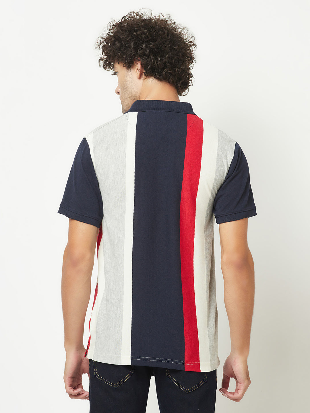  Striped Polo T-Shirt