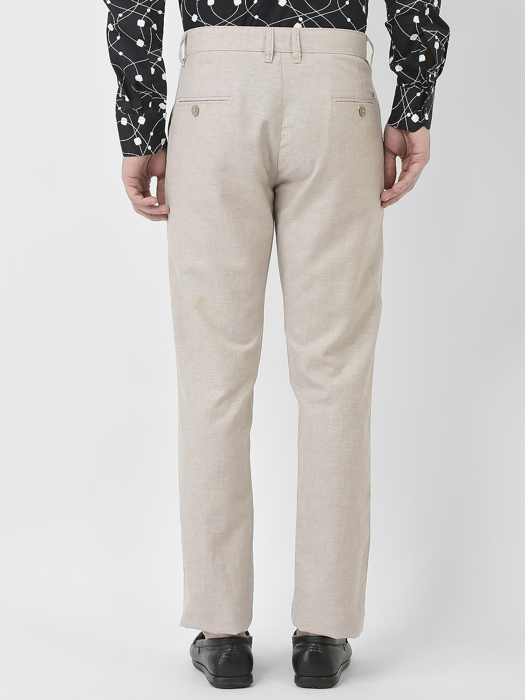  Melange Fawn Trousers