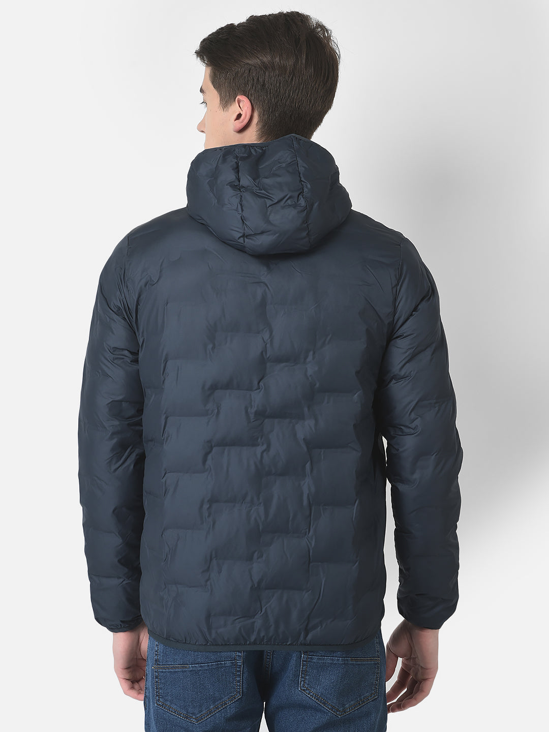  Navy Blue Heavy Padded Jacket 