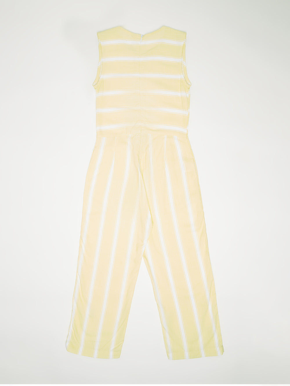 Yellow Striped Jumpsuit - Girls Jumpsuit