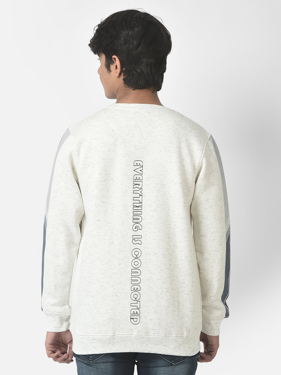  White Connected Sweatshirt