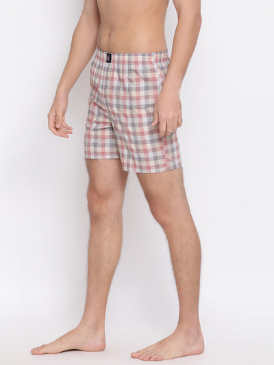 Multicolor Checked boxer - Men Boxers